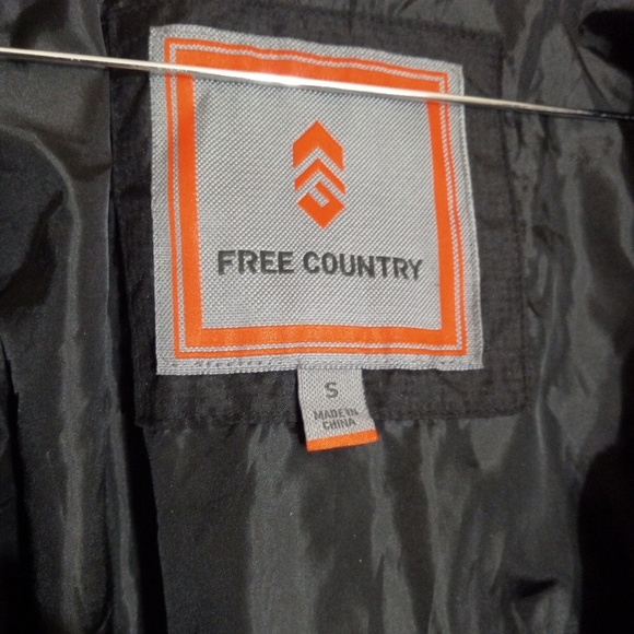Free Country winter coat charcoal grey with removable lightweight jacket liner - Picture 11 of 15